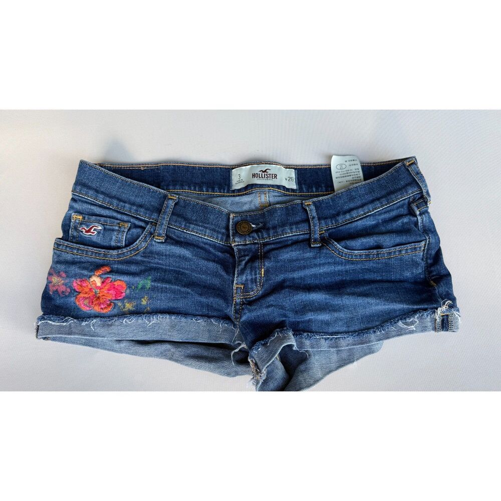 Hollister Low Rise Denim Shorts